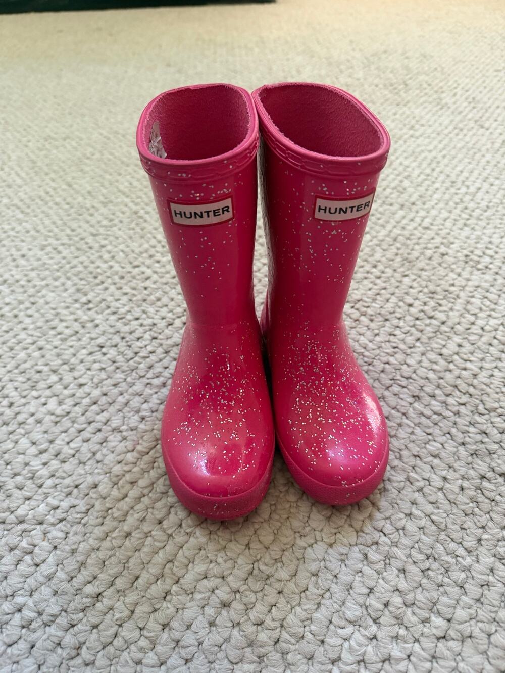 Pink Glitter Hunter Rain-boots-Toddler Size 10